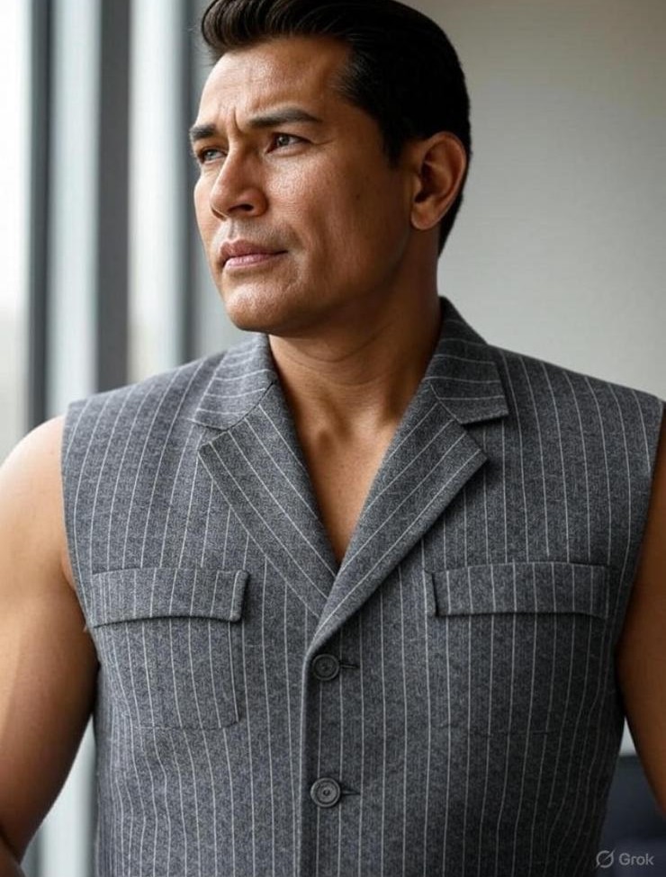 Jackless Signature Look - Black Sleeveless Luxury